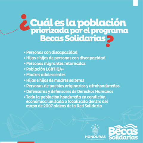 Poblaciones Priorizadas Del Programa Becas Solidarias - Becas Solidarias